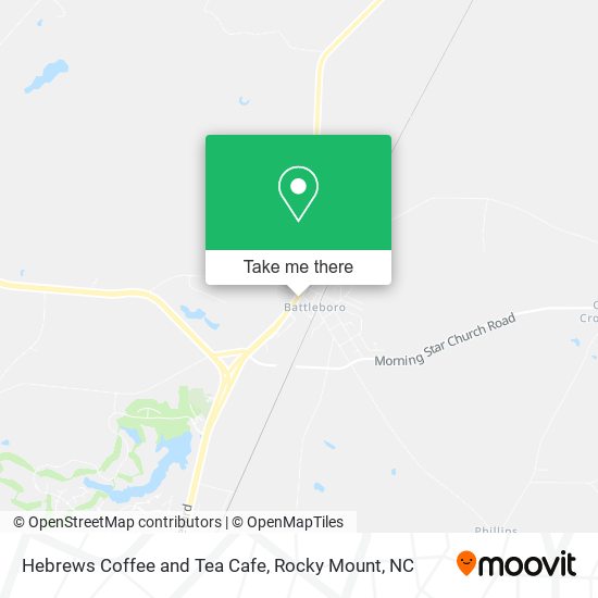 Mapa de Hebrews Coffee and Tea Cafe