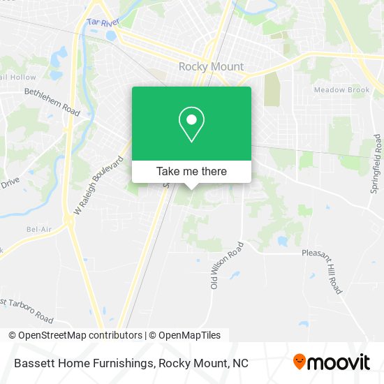 Mapa de Bassett Home Furnishings