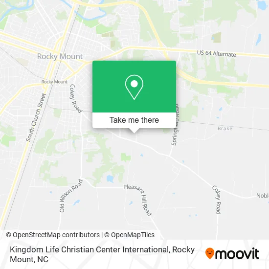 Kingdom Life Christian Center International map
