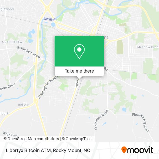 Mapa de Libertyx Bitcoin ATM