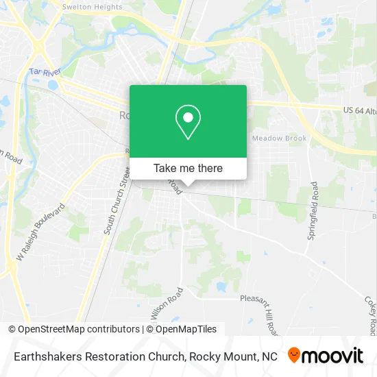 Earthshakers Restoration Church map