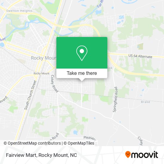 Fairview Mart map