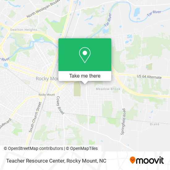 Teacher Resource Center map