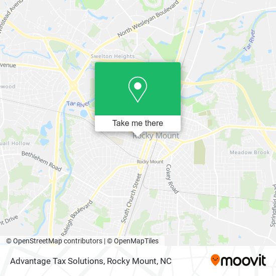 Advantage Tax Solutions map