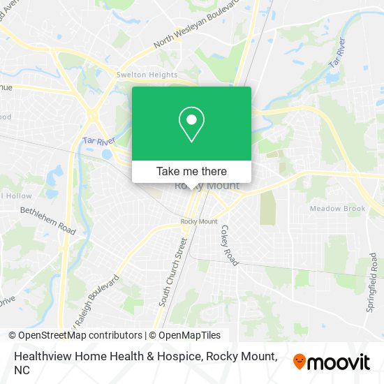 Mapa de Healthview Home Health & Hospice