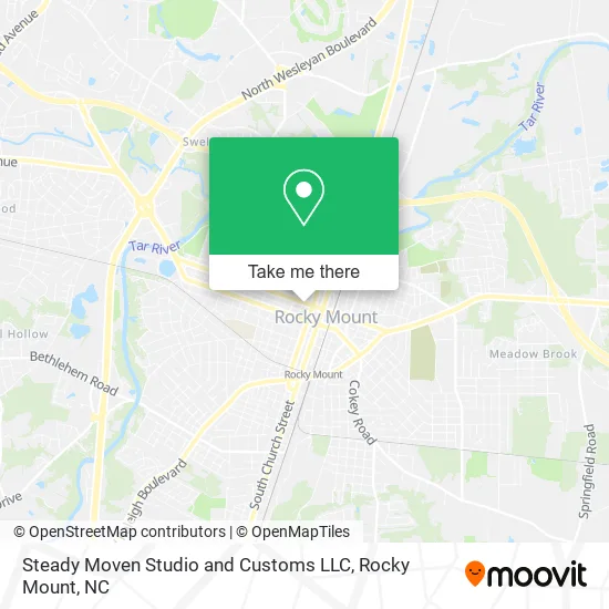 Steady Moven Studio and Customs LLC map