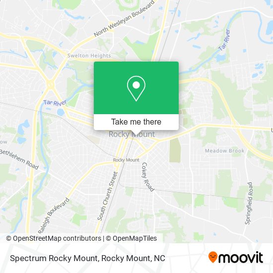 Spectrum Rocky Mount map