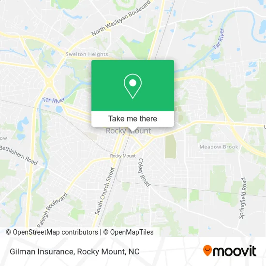 Gilman Insurance map
