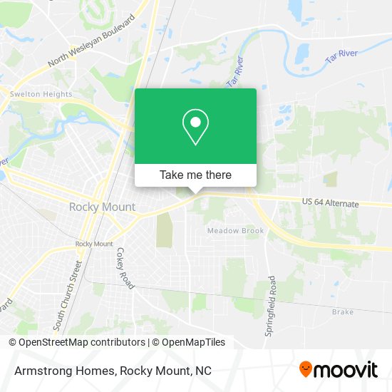 Armstrong Homes map