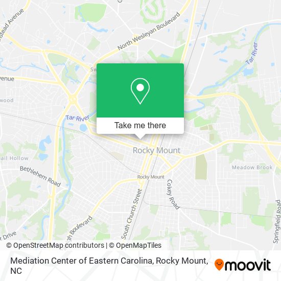 Mapa de Mediation Center of Eastern Carolina