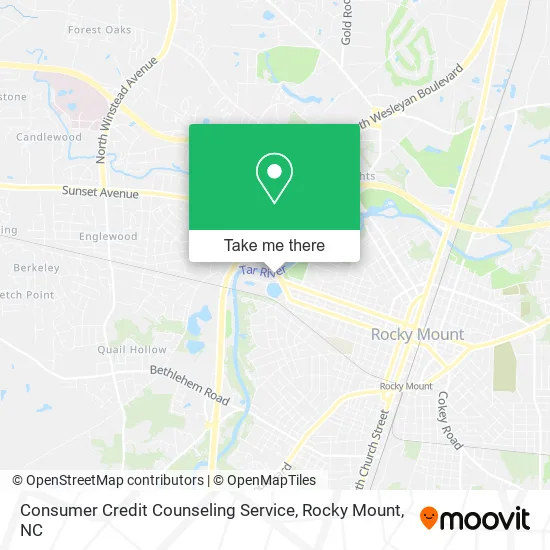 Consumer Credit Counseling Service map