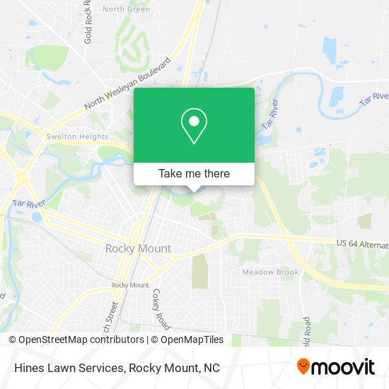 Hines Lawn Services map