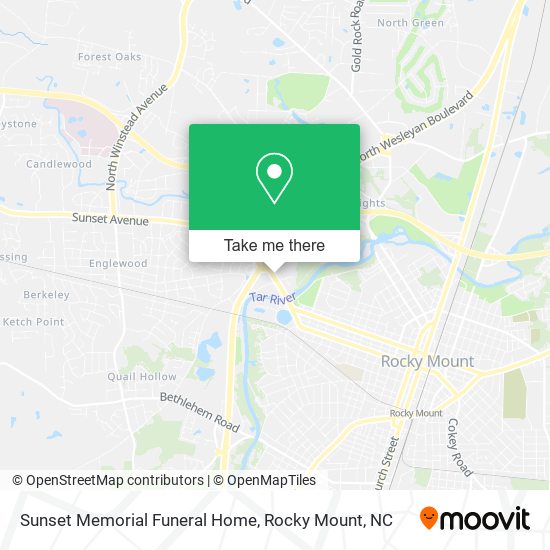 Sunset Memorial Funeral Home map