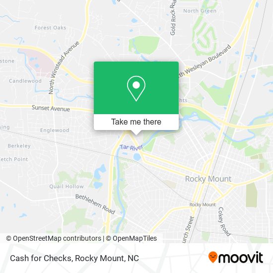 Cash for Checks map