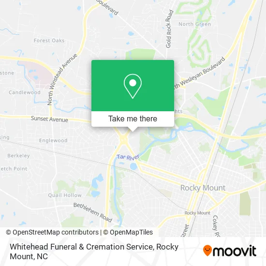 Whitehead Funeral & Cremation Service map