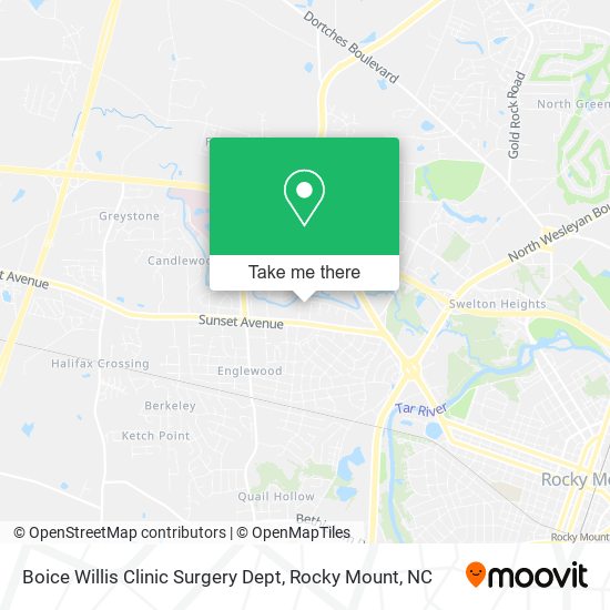 Mapa de Boice Willis Clinic Surgery Dept