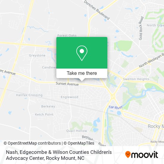 Nash, Edgecombe & Wilson Counties Children's Advocacy Center map