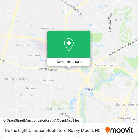 Be the Light Christian Bookstore map
