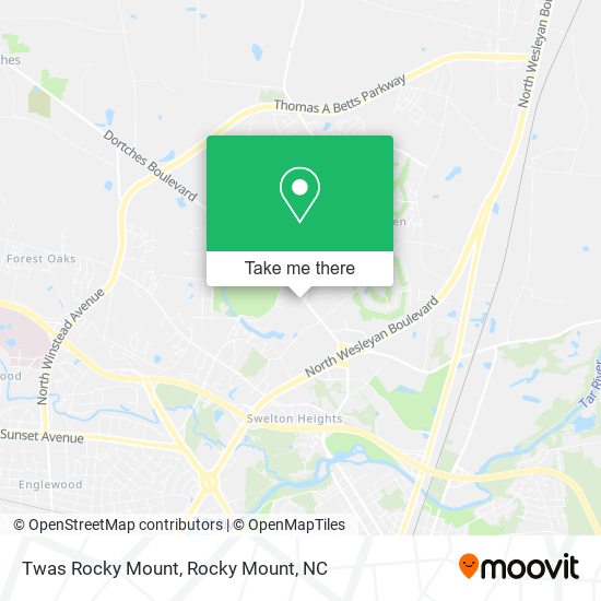 Twas Rocky Mount map