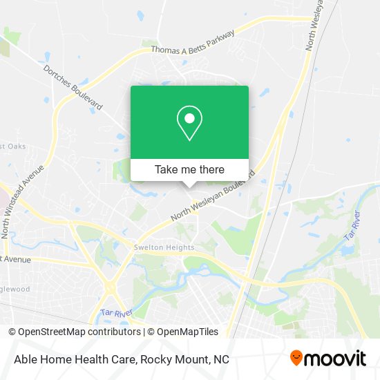 Mapa de Able Home Health Care