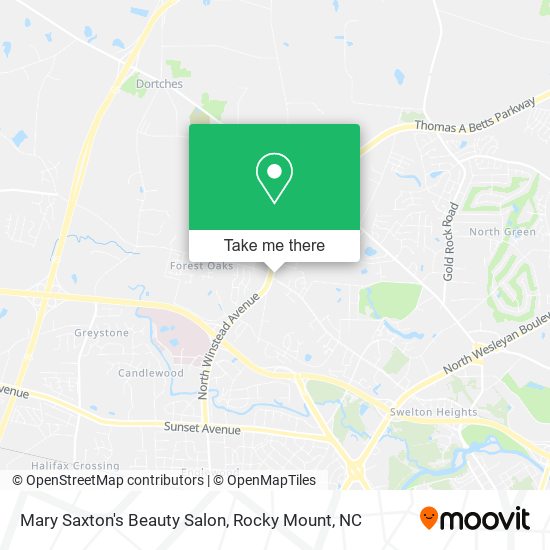 Mapa de Mary Saxton's Beauty Salon