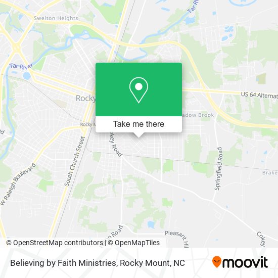 Believing by Faith Ministries map