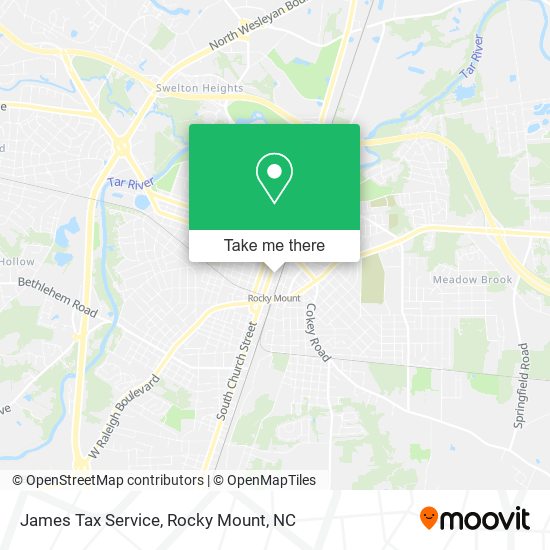 Mapa de James Tax Service