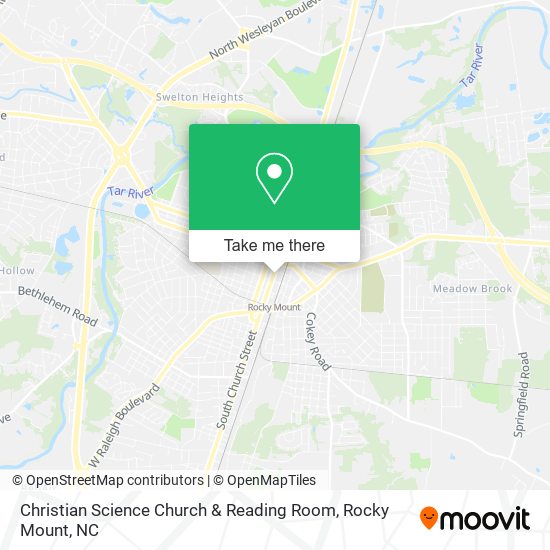 Mapa de Christian Science Church & Reading Room