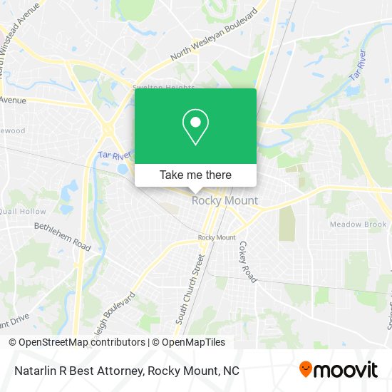 Mapa de Natarlin R Best Attorney