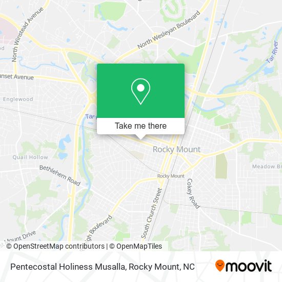 Pentecostal Holiness Musalla map