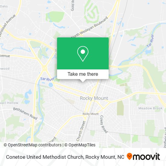 Conetoe United Methodist Church map