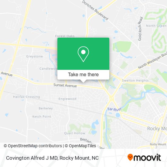 Mapa de Covington Alfred J MD