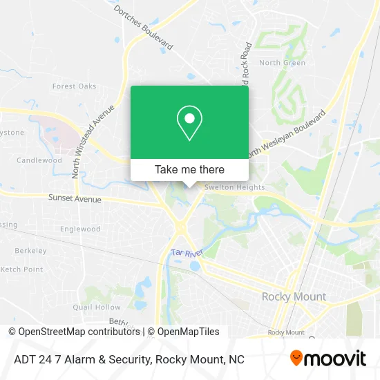 ADT 24 7 Alarm & Security map