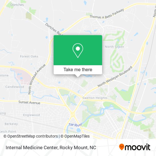 Internal Medicine Center map