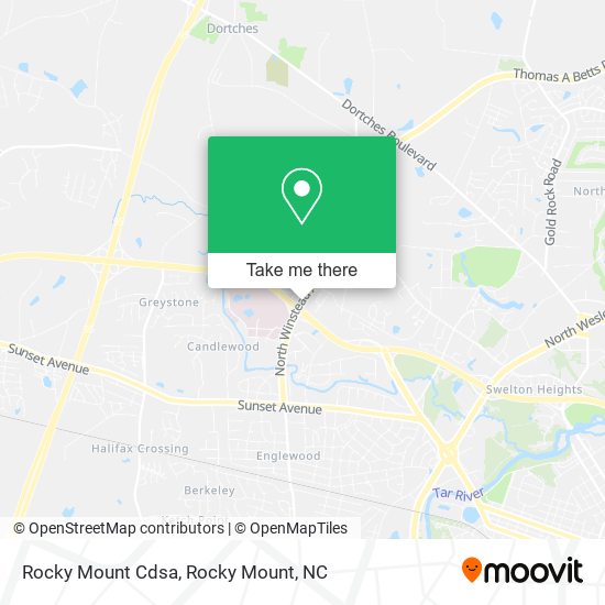 Rocky Mount Cdsa map