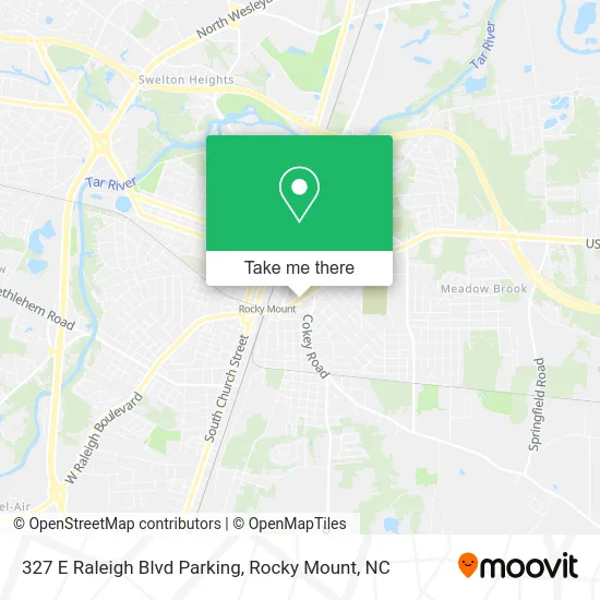 327 E Raleigh Blvd Parking map