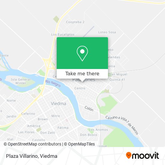 Mapa de Plaza Villarino
