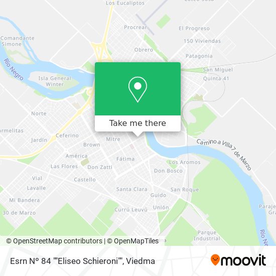 Esrn Nº 84 ""Eliseo Schieroni"" map