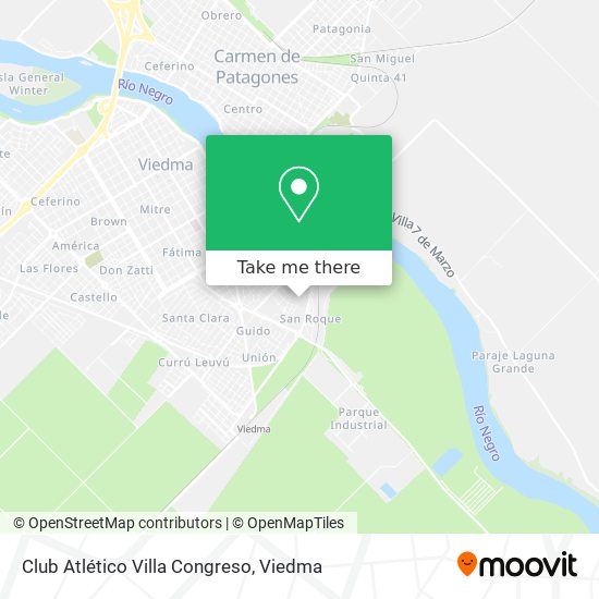 Club Atlético Villa Congreso map