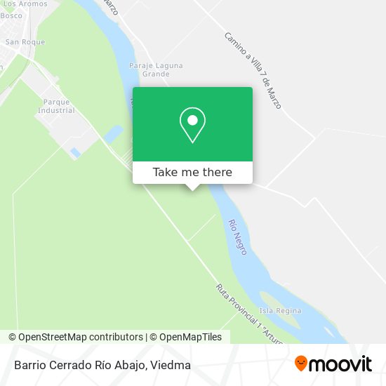 Mapa de Barrio Cerrado Río Abajo