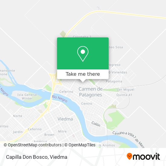 Mapa de Capilla Don Bosco