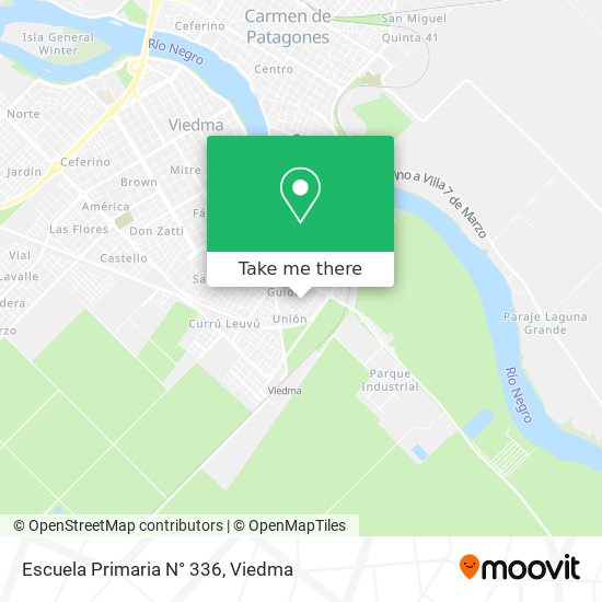 Escuela Primaria N° 336 map