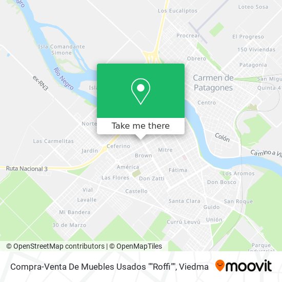 Compra-Venta De Muebles Usados ""Roffi"" map