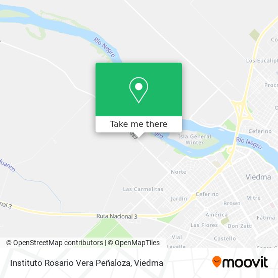 Instituto Rosario Vera Peñaloza map