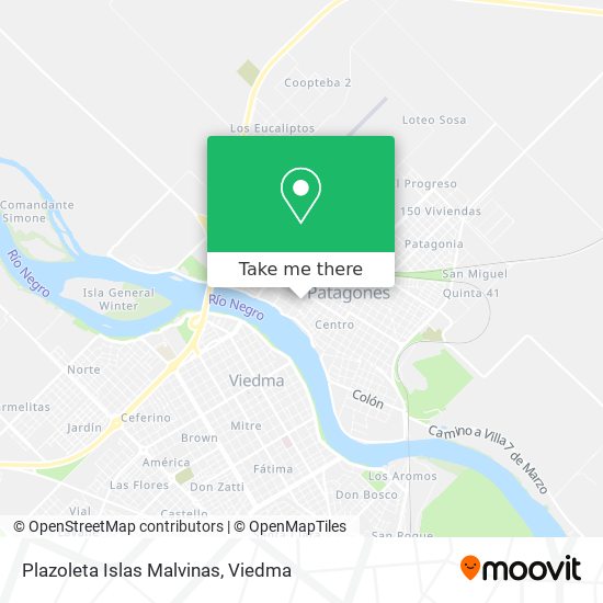 Plazoleta Islas Malvinas map