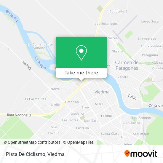 Mapa de Pista De Ciclismo
