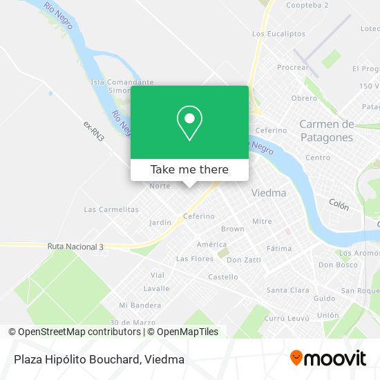 Plaza Hipólito Bouchard map