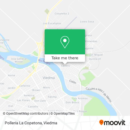 Pollería La Copetona map