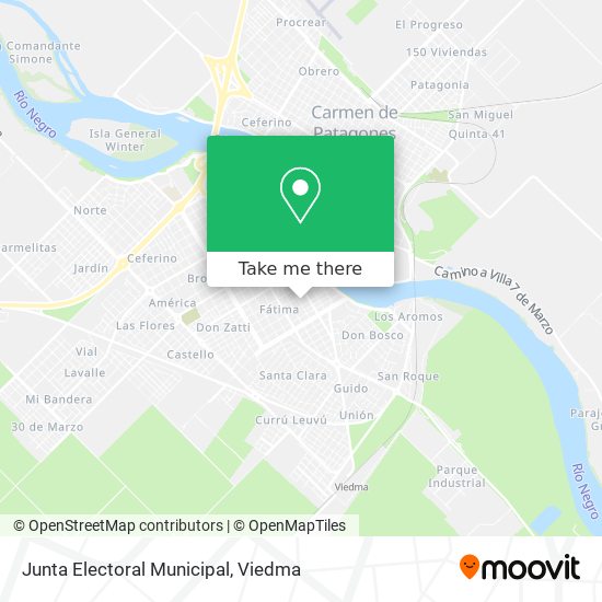 Junta Electoral Municipal map