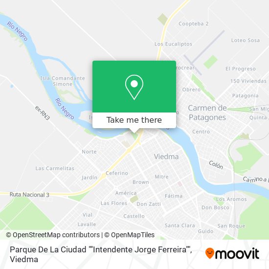 Parque De La Ciudad ""Intendente Jorge Ferreira"" map